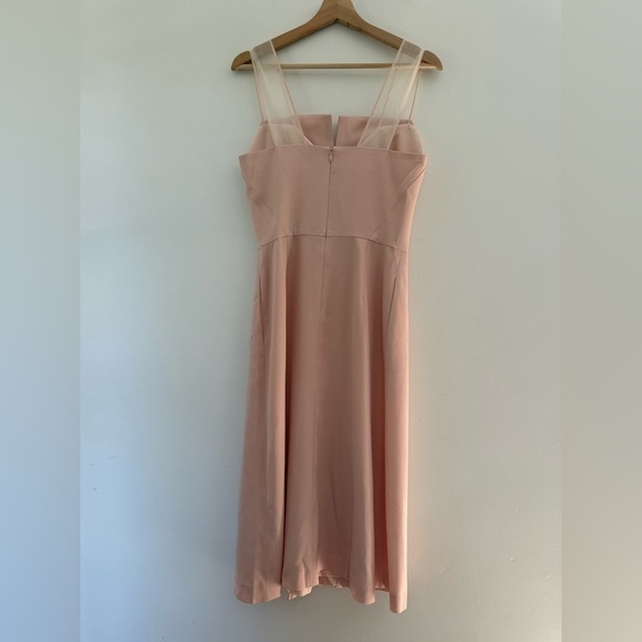 3.1 Phillip Lim Blush Pink Midi Dress size 4 Wedding Bridesmaid Cocktail Dress - Picture 2 of 10